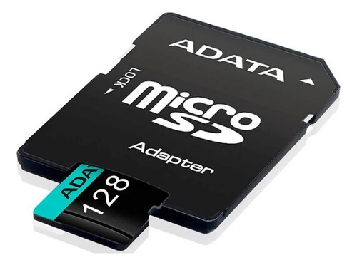 Memoria Micro Sd Adata, 128 Gb, Video Full Hd, 100 Mb/s
