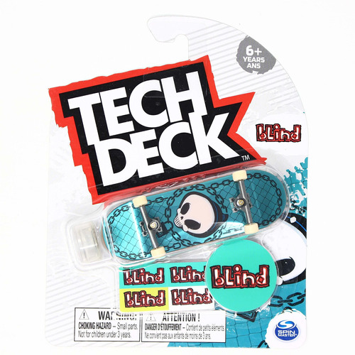 Tech-deck Blind Skateboards Reaper Chain Blue Foil 2021 Diap