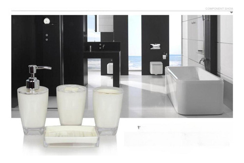 4x Dispensador De Loción, Soporte Para Cepillo De Dientes,