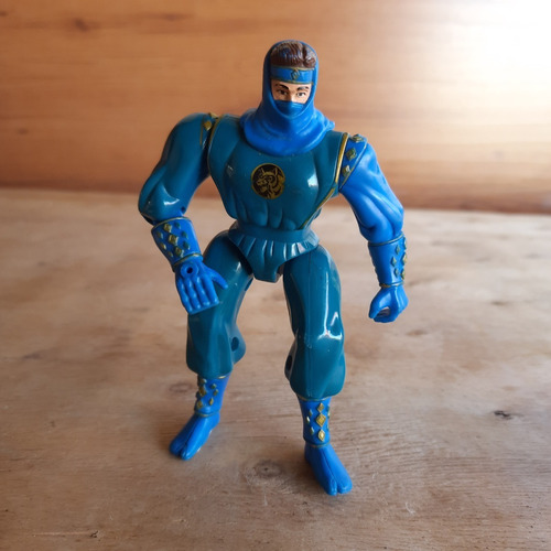 Boneco Antigo Power Ranger Ninjetti Ninja Azul Bandai 1995