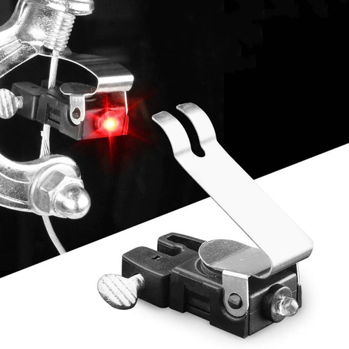 Imagen 4 de 4 de Led Rojo Trasero Luz Freno Para Bicicleta De Ruta
