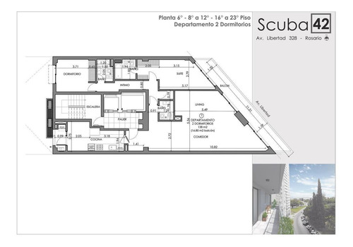 Imagen 28 de 28 de Venta Deptos 2 Dor En Construcción, Av Libertad 300 - Gazze
