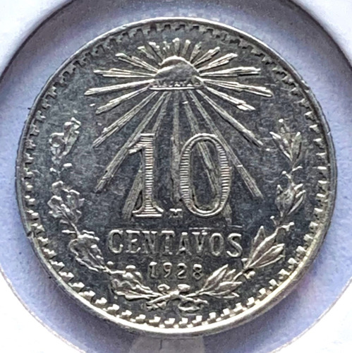 10 Centavos 1928 Mo