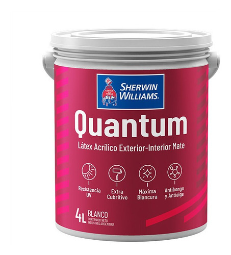 Latex Quantum Interior Exterior  X 20 Lts Sherwin Williams 