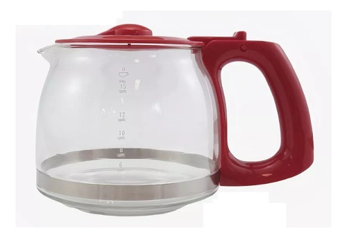 Jarro De Reposição Para Cafeteira Philco Ph16 Inox Red Vermelho