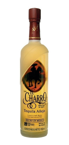 Tequila El Charro Añejo 750ml