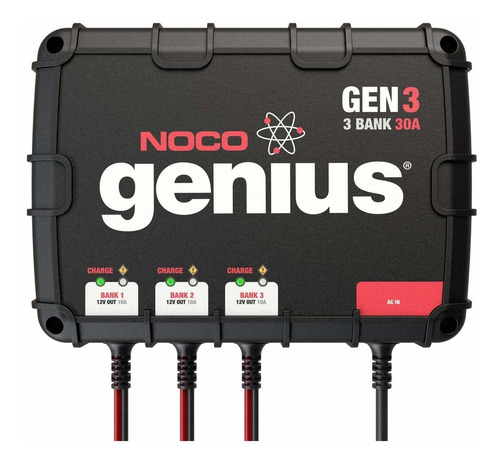 Cargador Bateria Impermeable Noco Genius Gen1 10 Amp 3