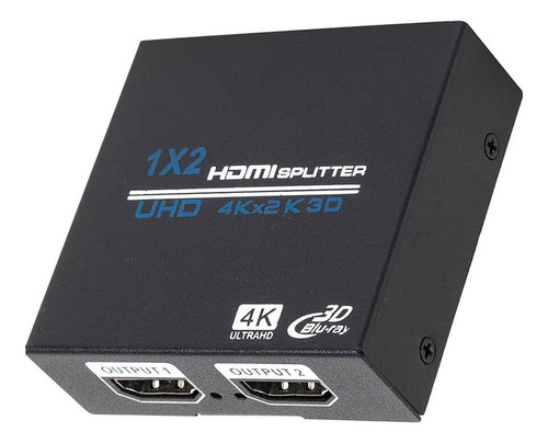 Splitter Hdmi - 1 Entrada 2 Saídas Full Hd 1080p E 4k