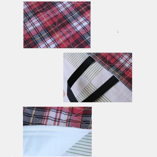 Colchoneta De Posicionamiento Con Asas Plaid Azul 80x90cm