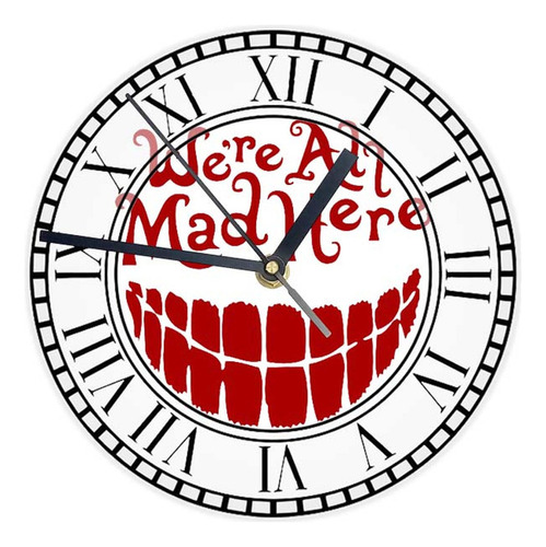 Reloj Redondo Madera Brillante Alicia A83