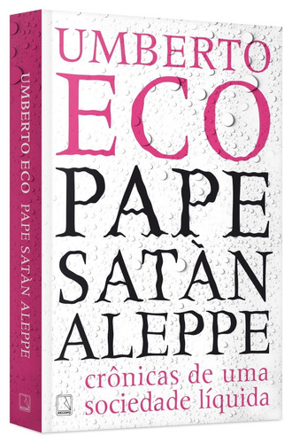 Pape Satan Aleppe Livro Umberto Eco