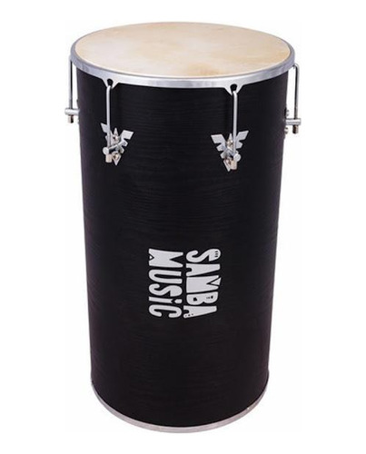 Tantam Phx Samba Music 70cm X 14pol Preto Wood Couro Animal