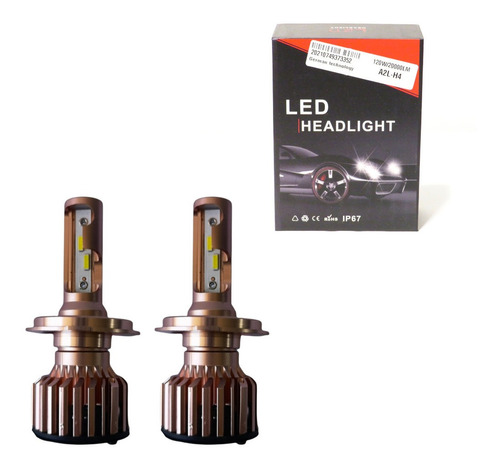 Kit Luces Ampolleta Led Auto 20000 Lm H4 H11 H1 H7 9006 H27