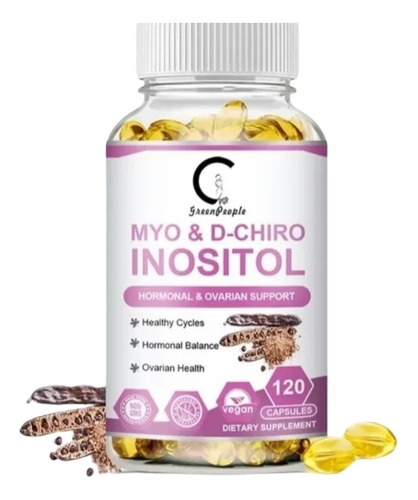 Myo Inositol D-chiro 2000 Mg+vitamina D  120 Capsulas