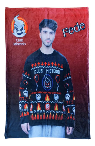 Manta Individual Js Modelo Fede Vigevani 160x100 Cm Modelo 1 Fede Vigenavi