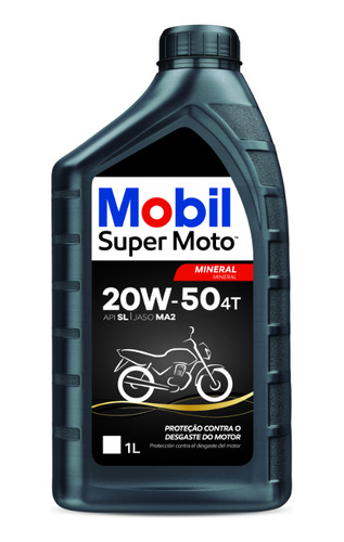 Lubricante Mobil Super Moto 4t 20w50 1lt