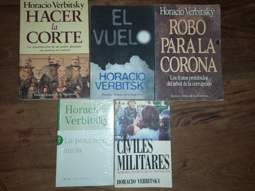 Verbitsky 5 Libros El Vuelo Civiles Y Militares Posguerra E3