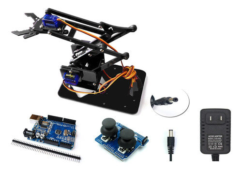 Kit Completo Brazo Robotico Arduino + Servos + Mando Control