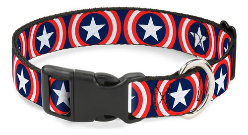 Marvel Universe Captain America Shield Repeat - Collar De Pl