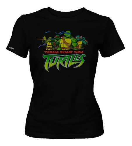 Camiseta Tortugas Ninja Dama Mujer Dbo