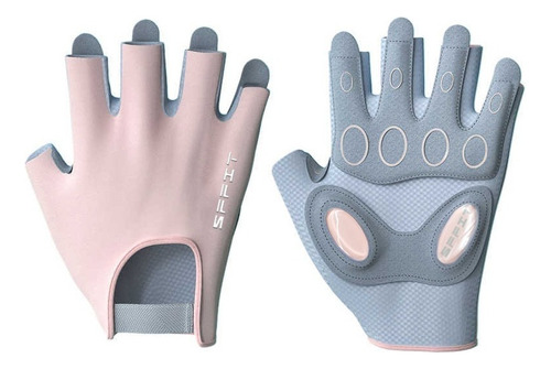 Guantes Mujer Para Gym Crossfit Pesas Sffit Con Silicona. 