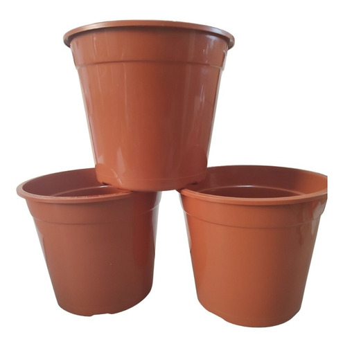 Kit 20 Vaso Com Furos 2,5 Lts Flores Plantas Jardim