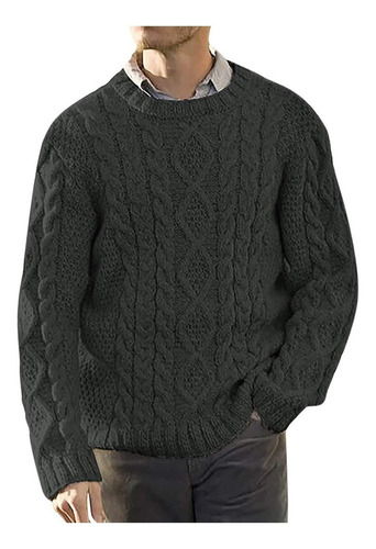 Suéter De Hombre H Moda Cuello Redondo Invierno Warm Air Li