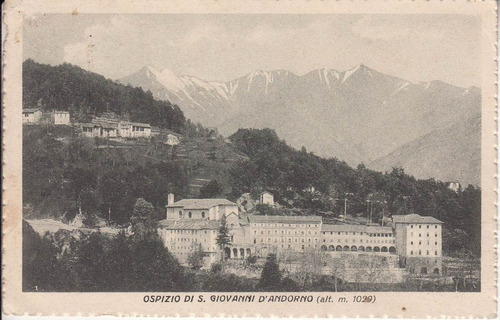 Italia 1925 Postal Ospizio Di San Giovanni D Andorno Cursada