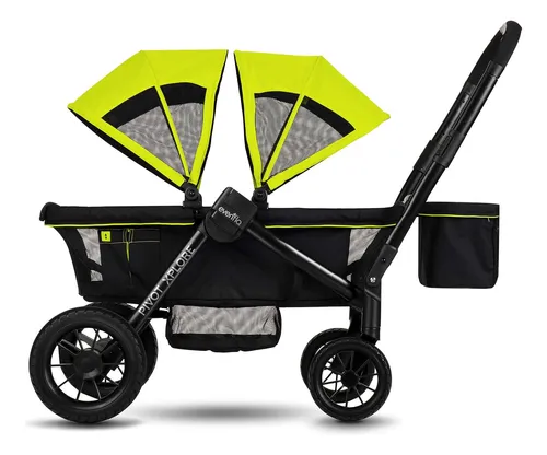 Cochecito Todoterreno Wayfarer Black Evenflo Pivot Xplore
