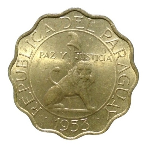 Paraguay 50 Céntimos 1953  R2v#2