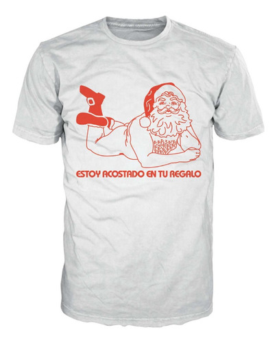 Camiseta Navidad Christmas Acostado Santa El Regalo Perfecto