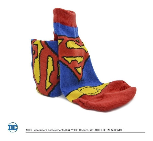 Medias Superman Cinturon - Licencia Oficial Dc