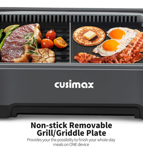 «parrilla Sin Humo Cusimax, 1500 W, Barbacoa Coreana Con Ant