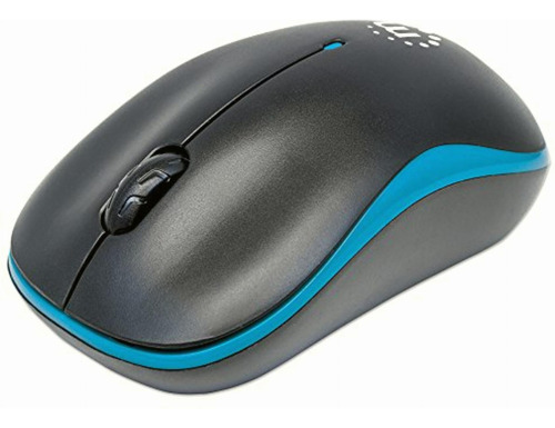Manhattan Ms-1234 Mouse Inal. Optico  Success  Negro/azul,