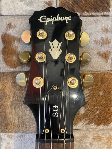 Guitarra Epiphone Sg Custom Shop Flame Top Destro Creme Pau-rosa (Usado)