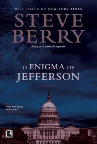 O enigma de Jefferson, de Berry, Steve. Editora Record Ltda., capa mole em português, 2012