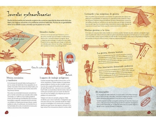 Las Máquinas De Leonardo Da Vinci. Científicos E Inventores