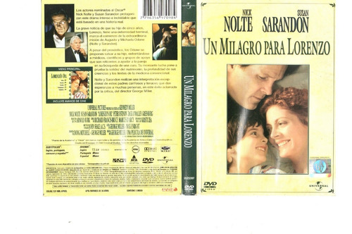 Un Milagro Para Lorenzo (1992) - Dvd Original - Mcbmi