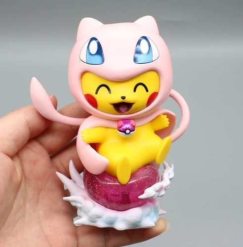 Figura Anime Coleccion Pokemon Gk Pikachu Mew Cosplay