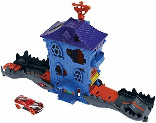 Arañas  Hot Wheels Croc Mansion Attack, Juego, Multi (gjk91