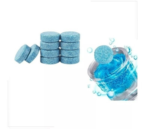 Pastilha Tablete Limpar Higienizar Máquina Lavar Roupa 12 Un
