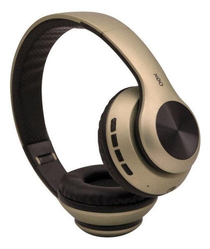 Fone De Ouvido Headset Bluetooth Dourado Hs311 Oex Glam