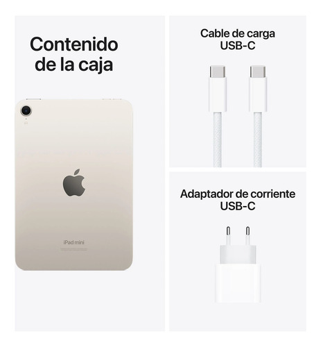 Apple iPad Mini 2024 Chip A17 Pro Wi-fi 128gb 8,3 7 Gen