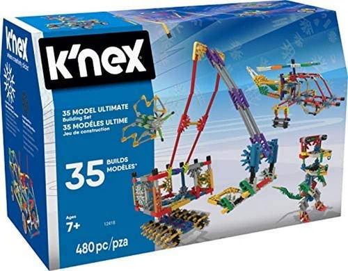 Knex Juego De Construcción De 35 Modelos - 480 Piezas - Pa