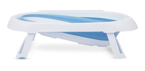 Bañera Para Bebe Carestino Plegable Celeste Con Soporte