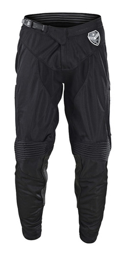 Imagen 3 de 3 de Pantalon Motocross Troy Lee Se Air Solo Negro
