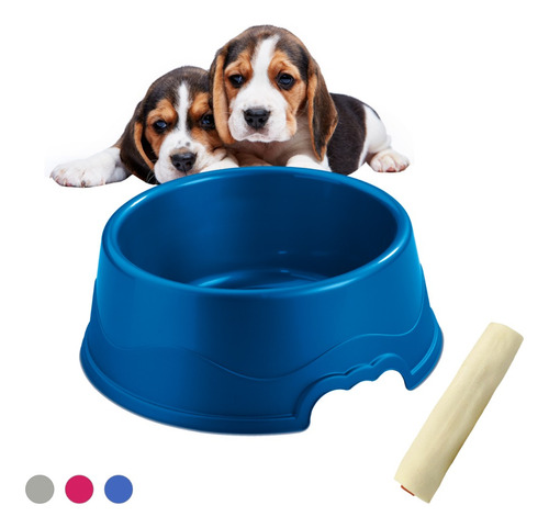 Plato Comedero Mascota Perro Gato Hecho En España 2.8l 28cmø