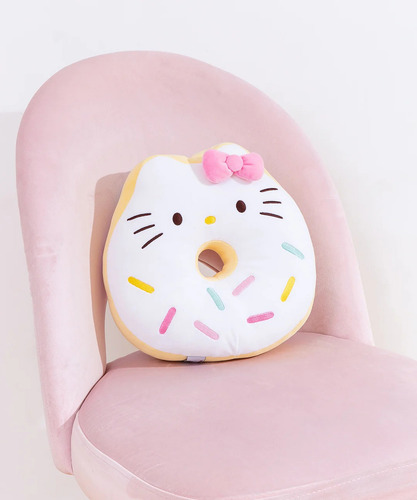 Peluche Gato Pusheen Y Hello Kitty Dona Plush Especial Gund Color Rosa Pálido