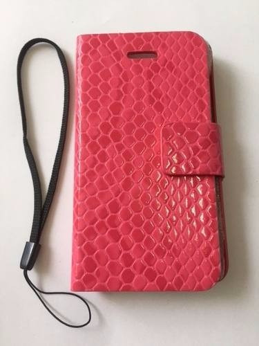 Estuche iPhone 4/4s T/agenda Rosado Croco T/virtual