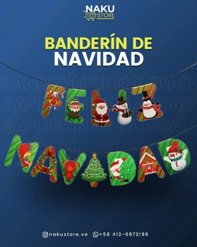 Banderín De Navidad